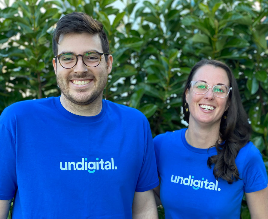 Andrew Cornale and Kristen Cornale, founders of Undigital, implement the delegate to elevate mindset to grow their business